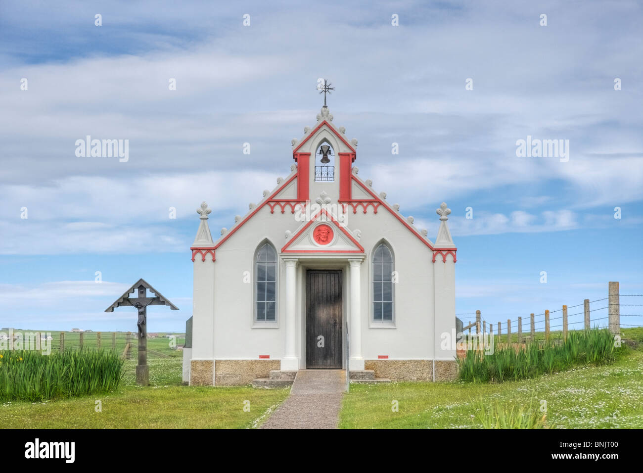 Italienische Kapelle Lamb Holm Orkney LA005275 Stockfoto