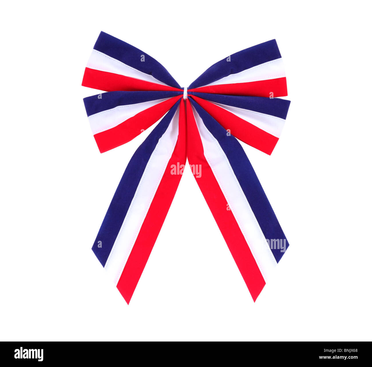 Patriotischen roten, weißen und blauen Urlaub Bogen. Stockfoto