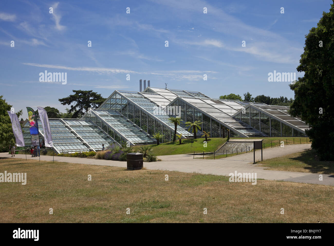 Die Princess of Wales Conservatory in Kew Gardens London Stockfoto
