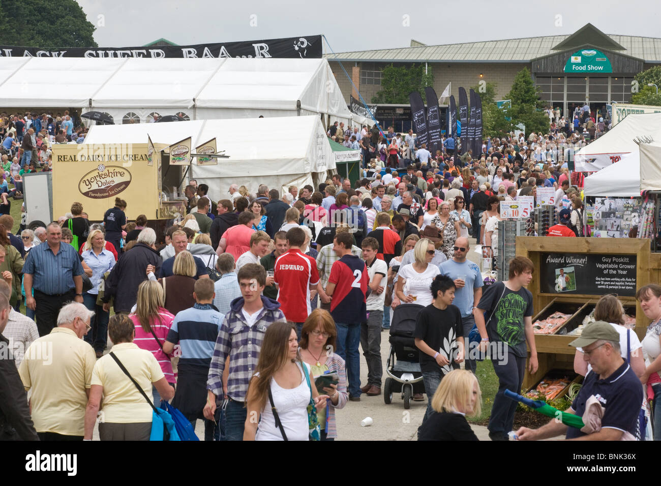 Andrang an der 2010 Great Yorkshire Show Stockfoto