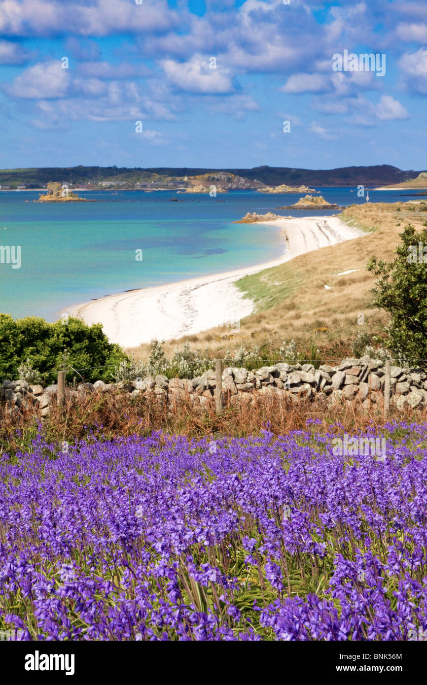 St Martins; Blick in Richtung Tresco; Isles of Scilly Stockfoto