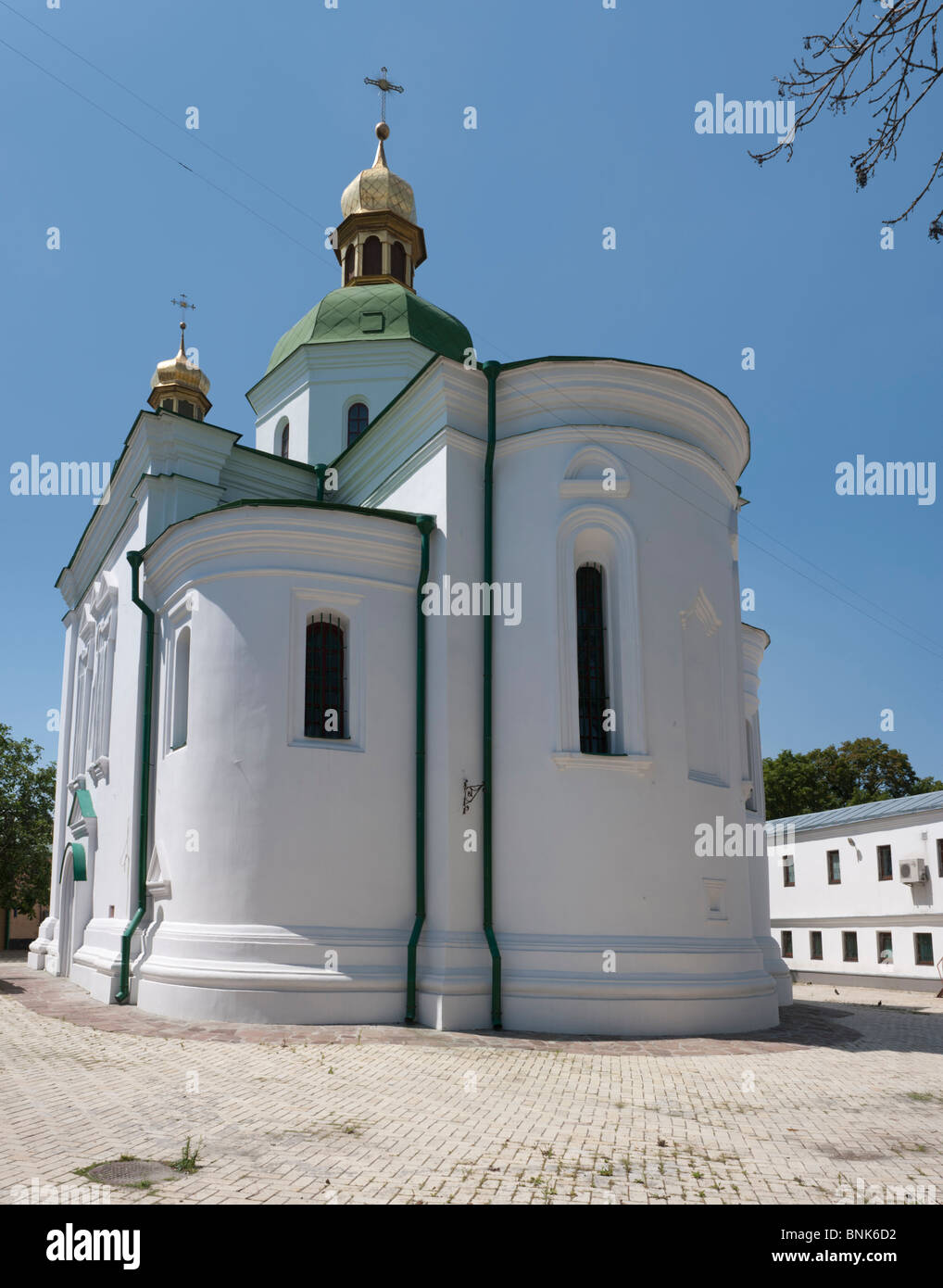 Der Auferstehungskirche (1696) im Kiewer Höhlenkloster. Ukraine Stockfoto
