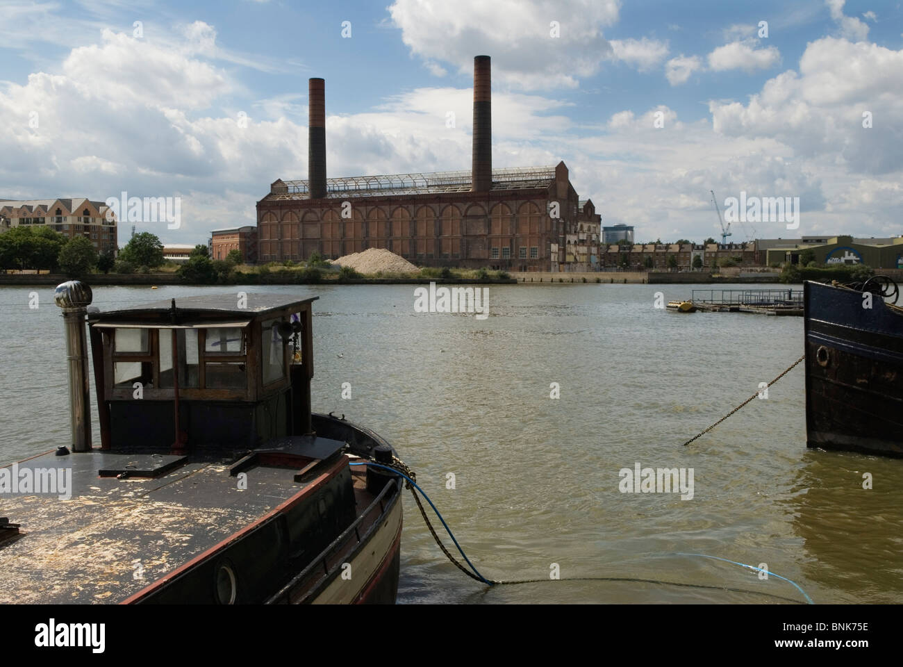 Chelsea Creek Entwicklung vor Ort. Die lose Road Power Station. Viele Straße Chelsea. London UK HOMER SYKES Stockfoto