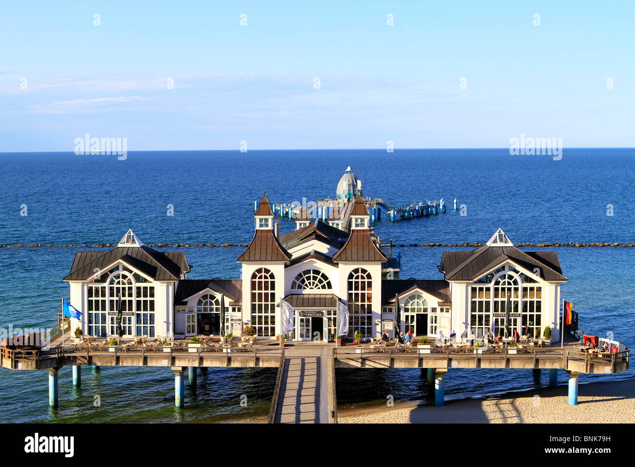 Sellin Seebruecke, Pier, Rügen, Ostsee, Mecklenburg-Vorpommern ...