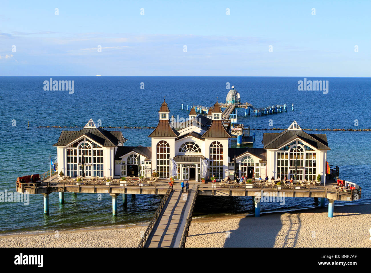 Sellin Seebruecke, Pier, Rügen, Ostsee, Mecklenburg-Vorpommern ...