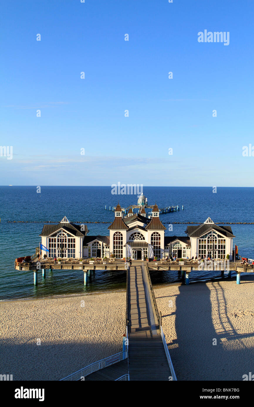 Sellin Seebruecke, Pier, Rügen, Ostsee, Mecklenburg-Vorpommern ...