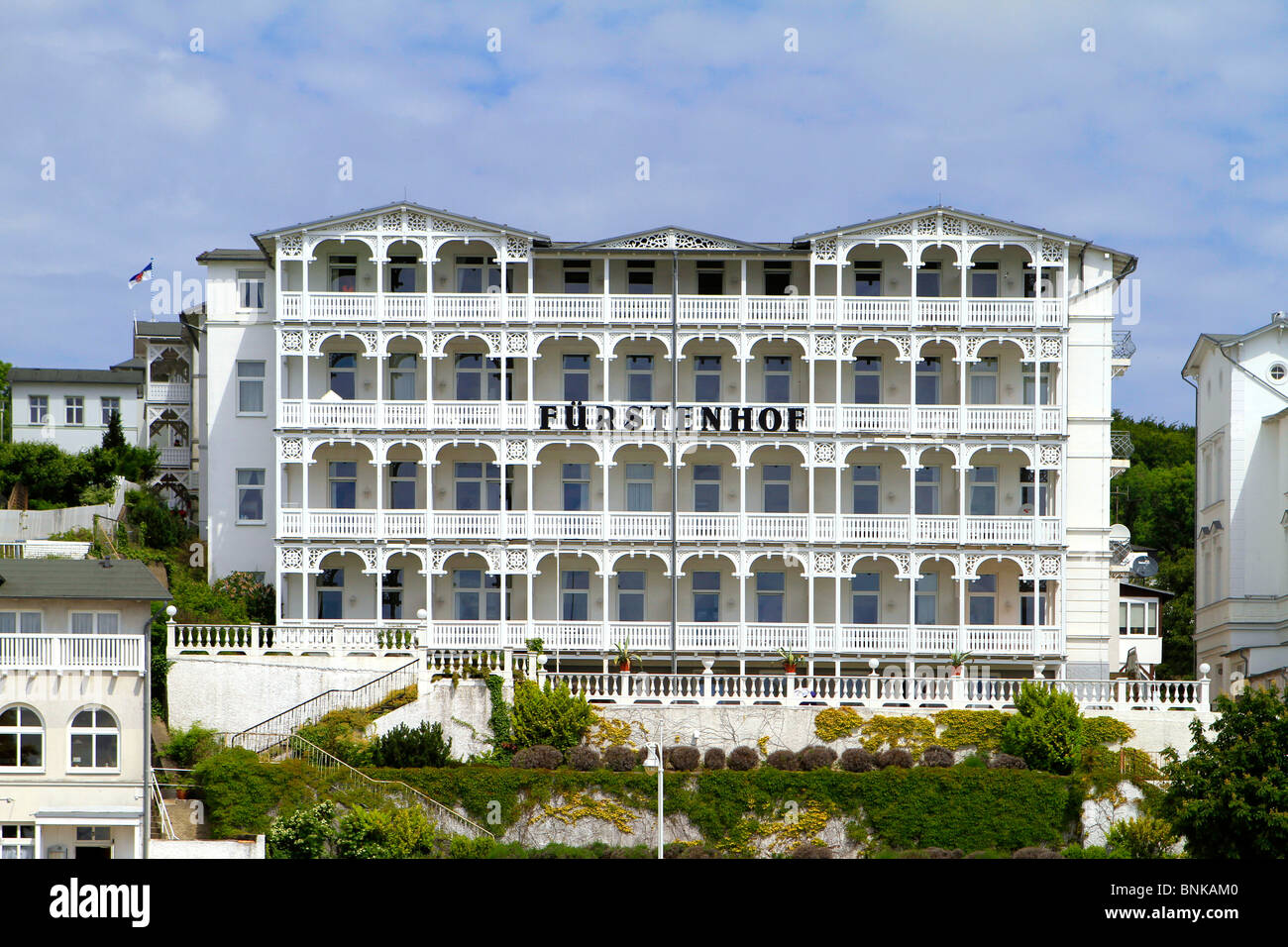 Hotel Fürstenhof in Sassnitz, Rügen Insel Mecklenburg Western Pomerania, Deutschland, Europa Stockfoto