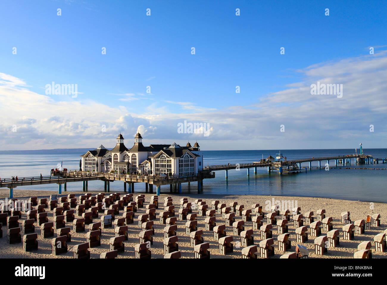 Sellin Seebruecke, Pier, Rügen, Ostsee, Mecklenburg-Vorpommern ...