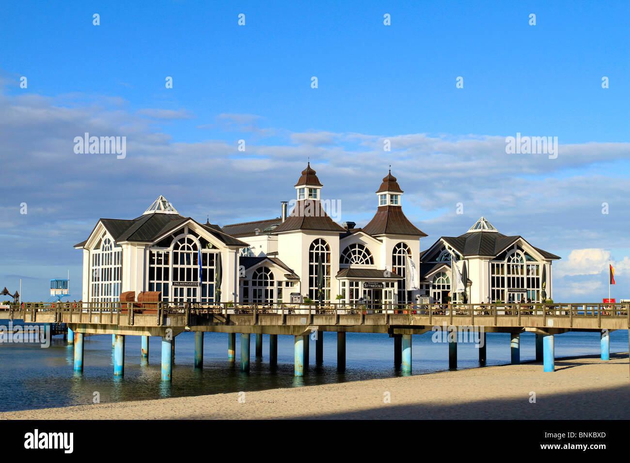 Sellin Seebruecke, Pier, Rügen, Ostsee, Mecklenburg-Vorpommern ...