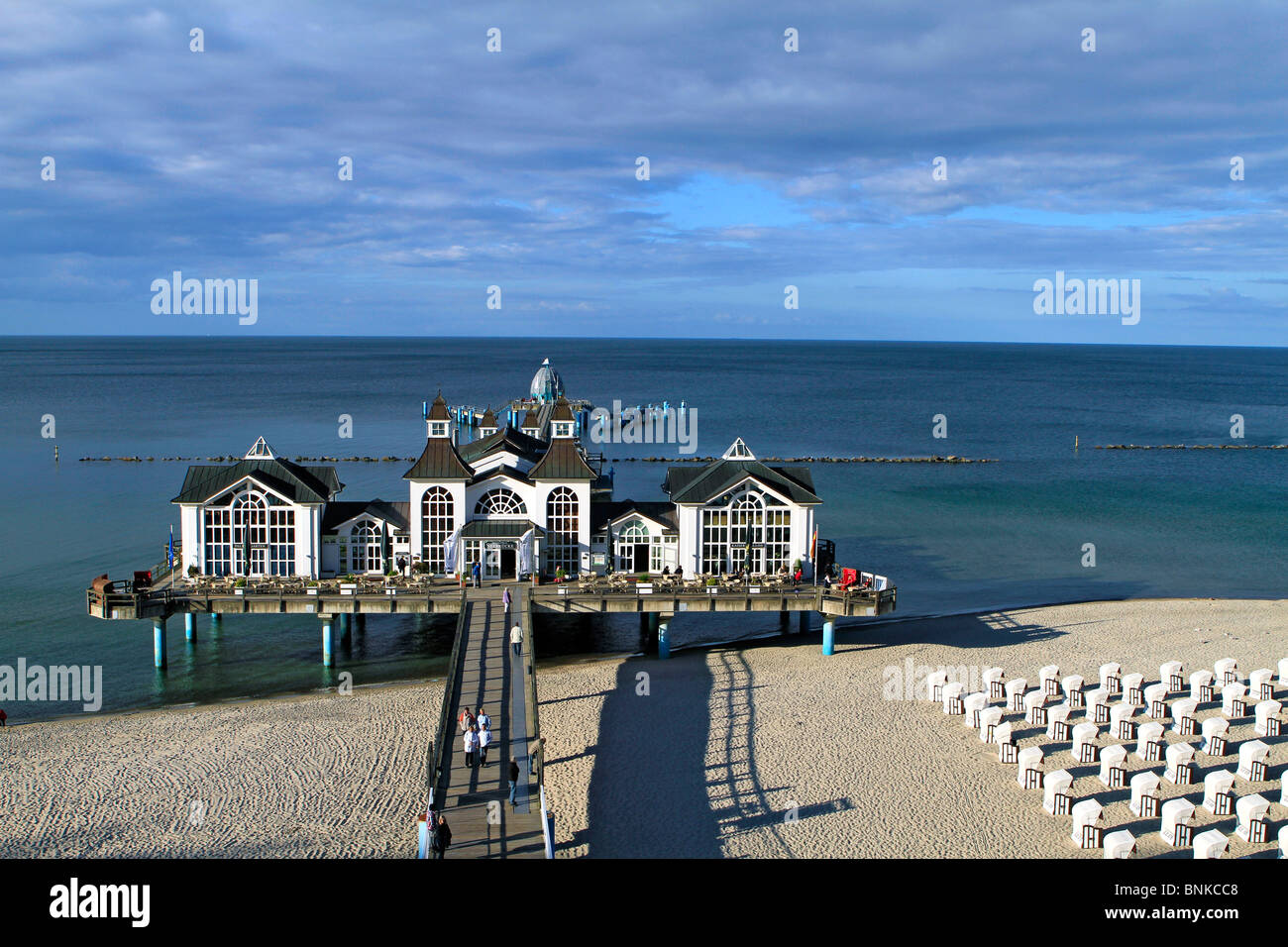 Pier, Sellin, Rügen, Ostsee, Mecklenburg Western Pomerania, Deutschland, Europa Stockfoto