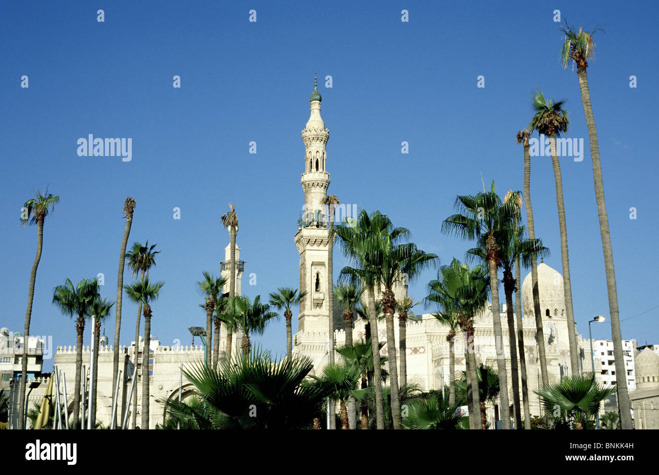 Abu al-Abbas al-Mursi Moschee im ägyptischen Alexandria. Stockfoto