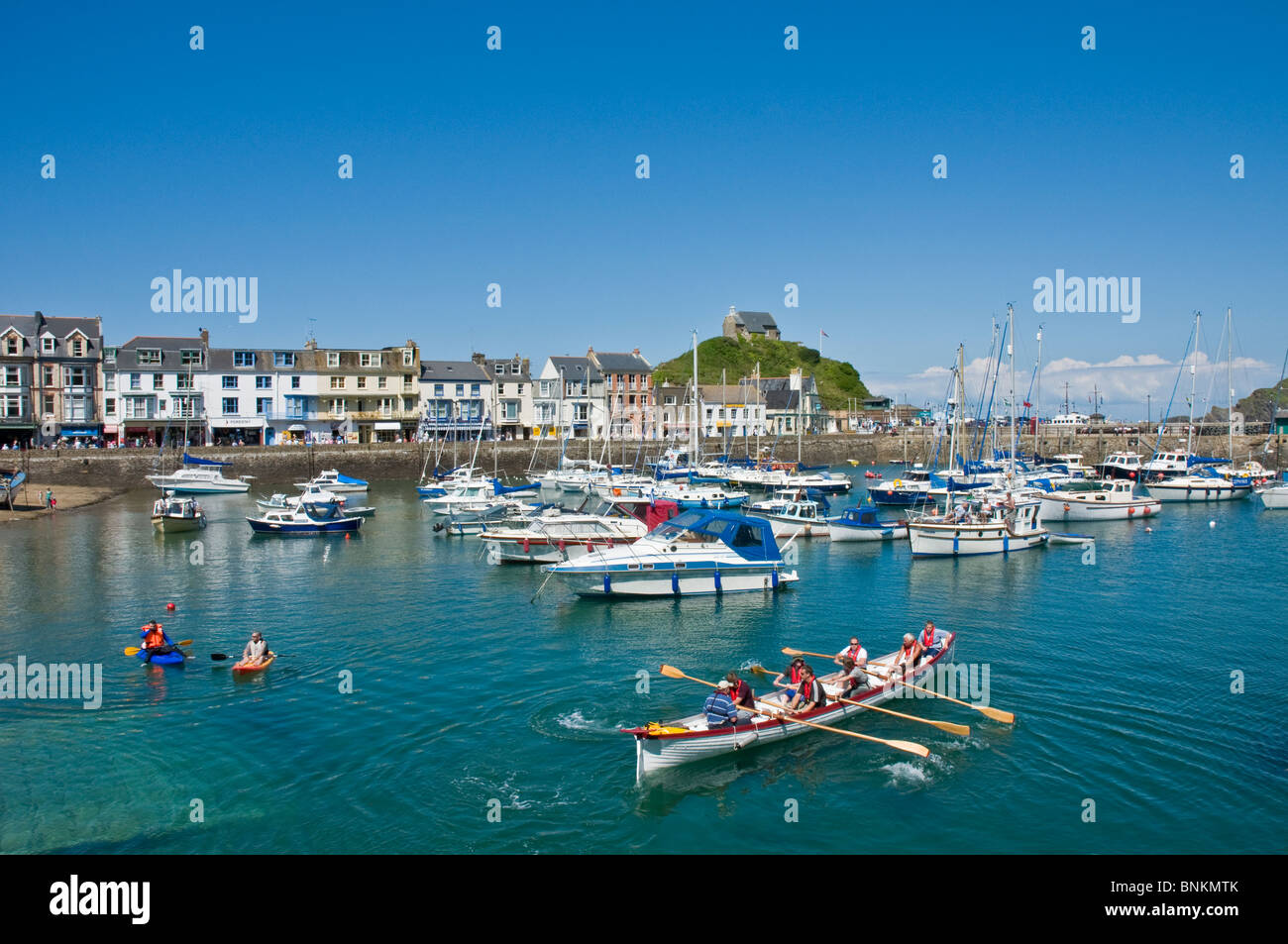 Boote & Yachten Iin th Hafen Ilfracombe Devon England Stockfoto