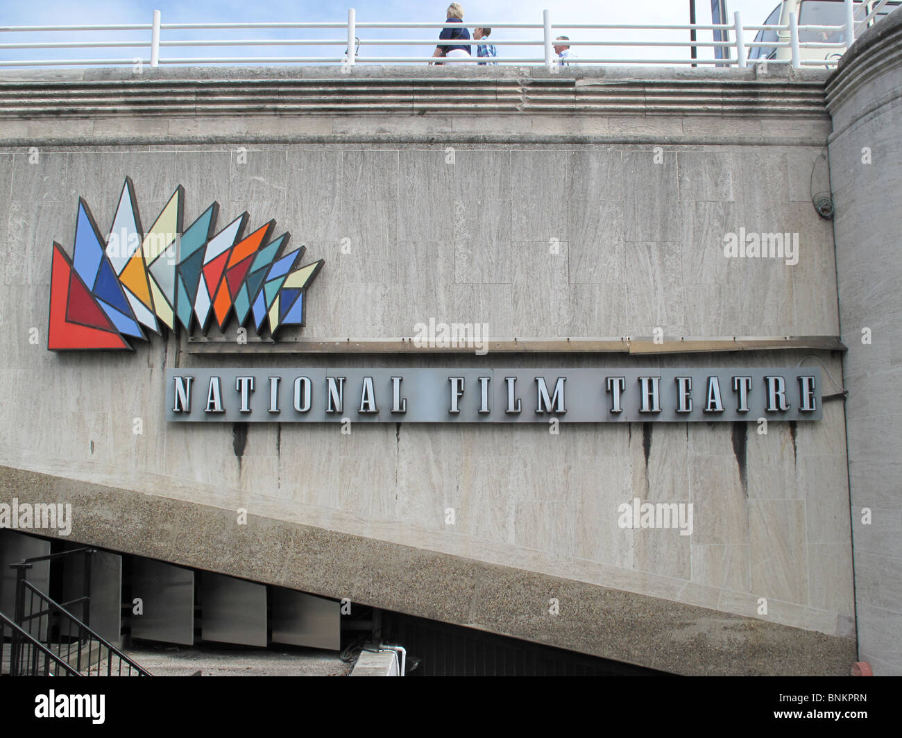 National Film Theatre NFT Logo Zeichen Stockfoto