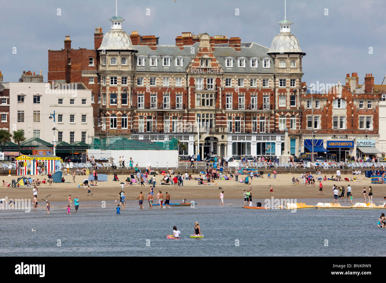 Weymouth Strand Dorset England uk gb Stockfoto