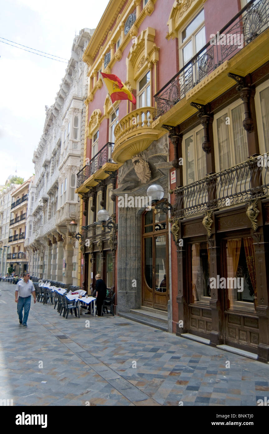 Die Stadt Cartagena in der Region Murcia, Süd-Ost-Spanien Stockfoto