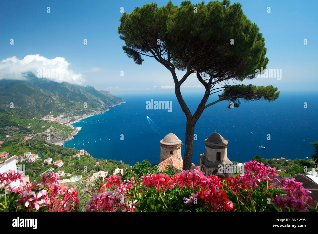 Ravello, Kampanien, Italien Stockfoto