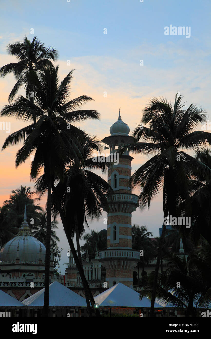 Malaysia, Kuala Lumpur, Masjid Jamek Moschee Stockfoto