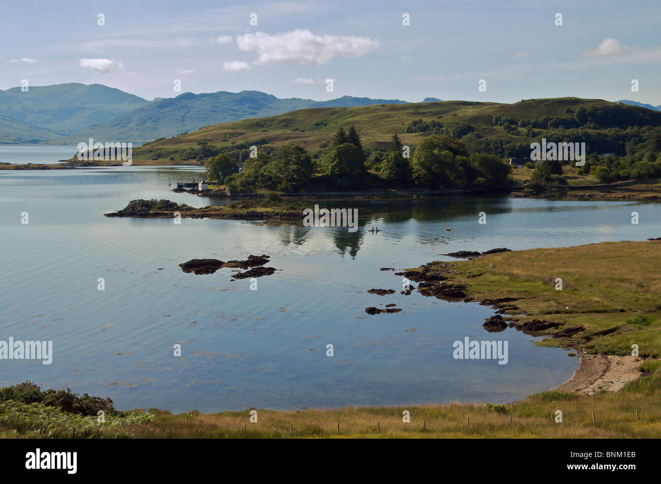 Insel Ornsay Sound Of Sleat Insel von Skye Scotland Stockfoto