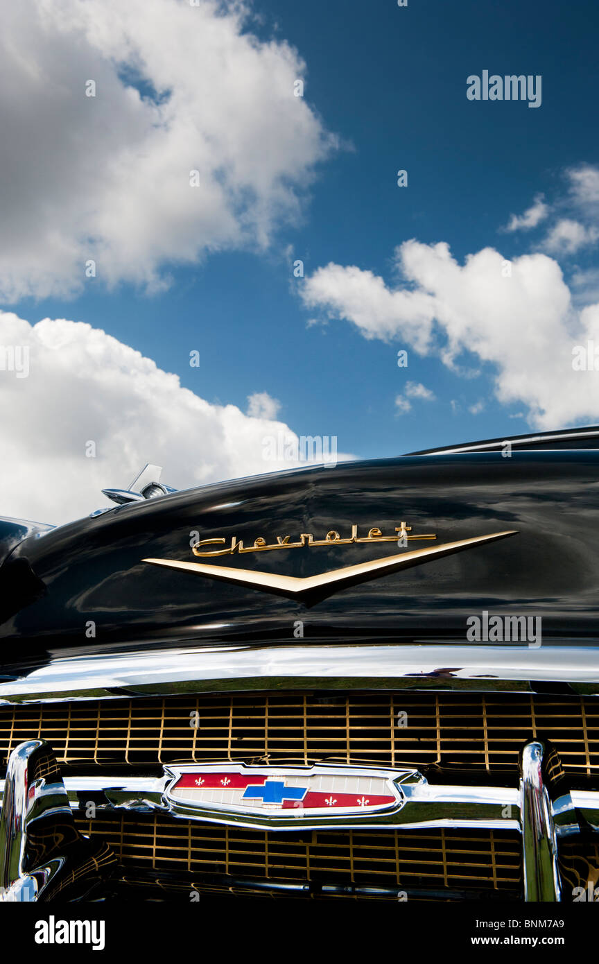 1957 Chevrolet Bel Air. Chevy. Amerikanische Oldtimer. Stockfoto