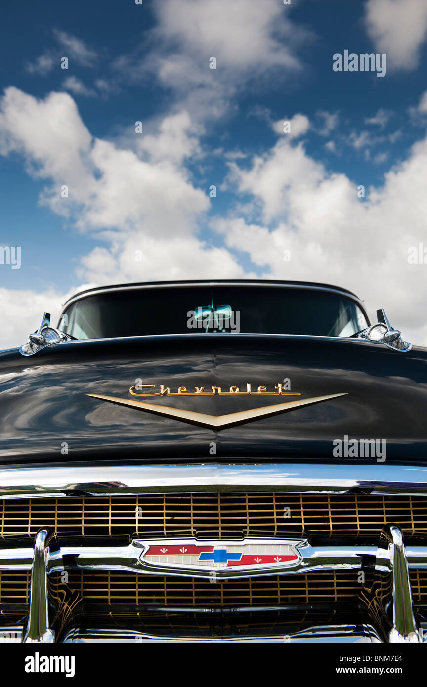 1957 Chevrolet Bel Air. Chevy. Amerikanische Oldtimer Stockfoto