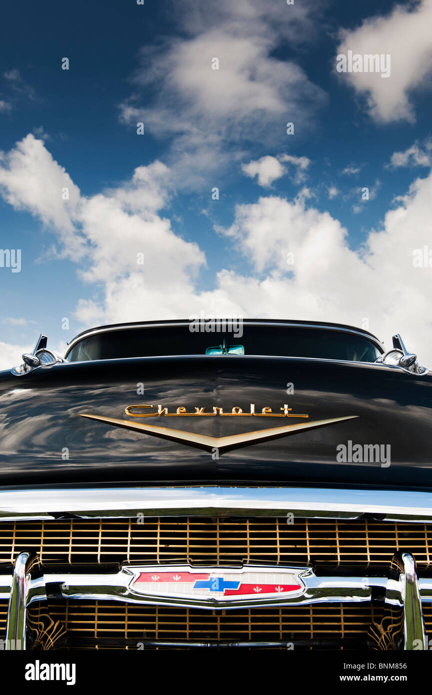 1957 Chevrolet Bel Air. Chevy. Amerikanische Oldtimer Stockfoto