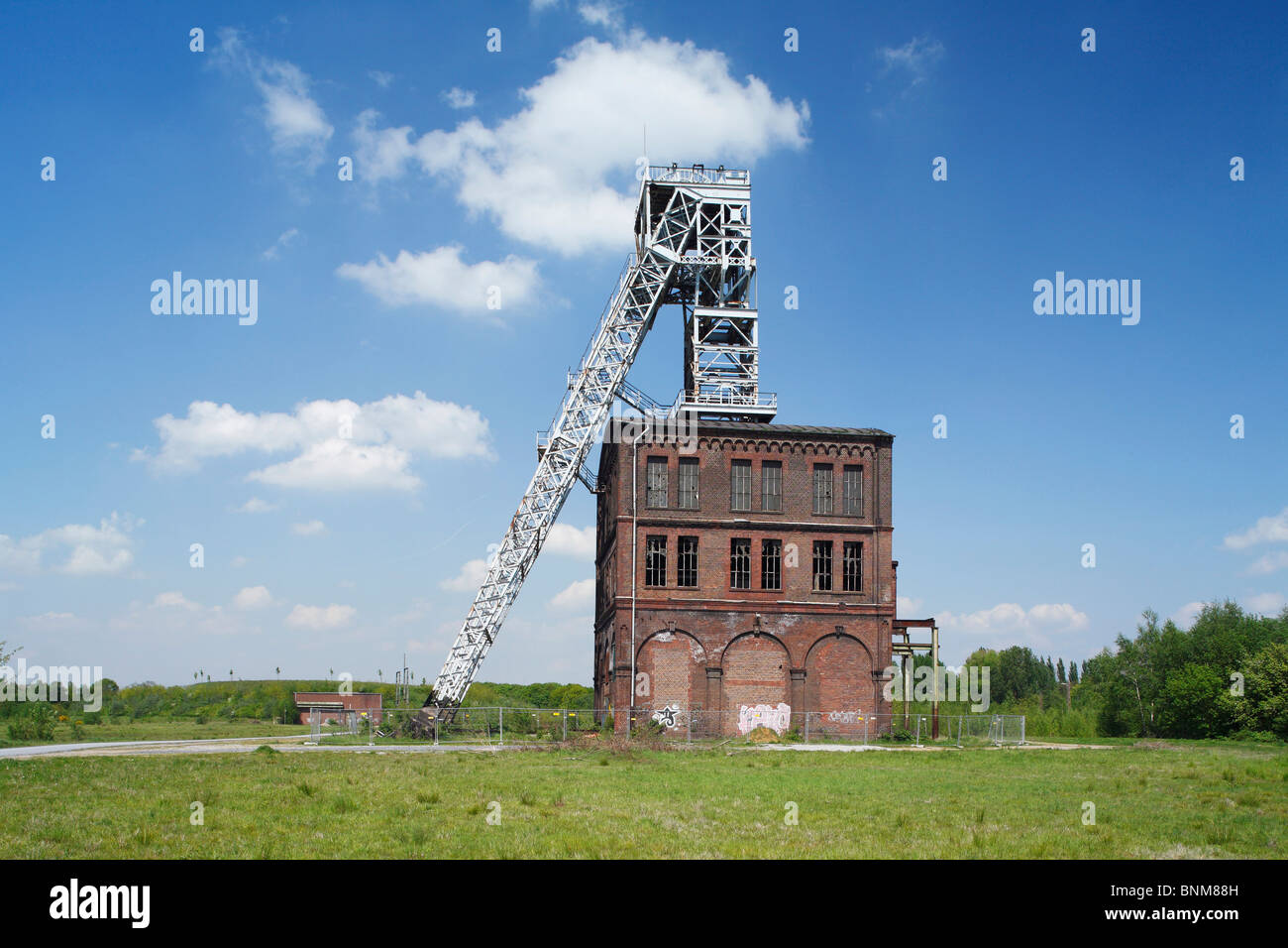 Deutschland Oberhausen Ruhr Bereich NRW-Oberhausen-Sterkrade Steinkohle ehemaligen Kohle-Grube Sterkrade Schacht Stockfoto