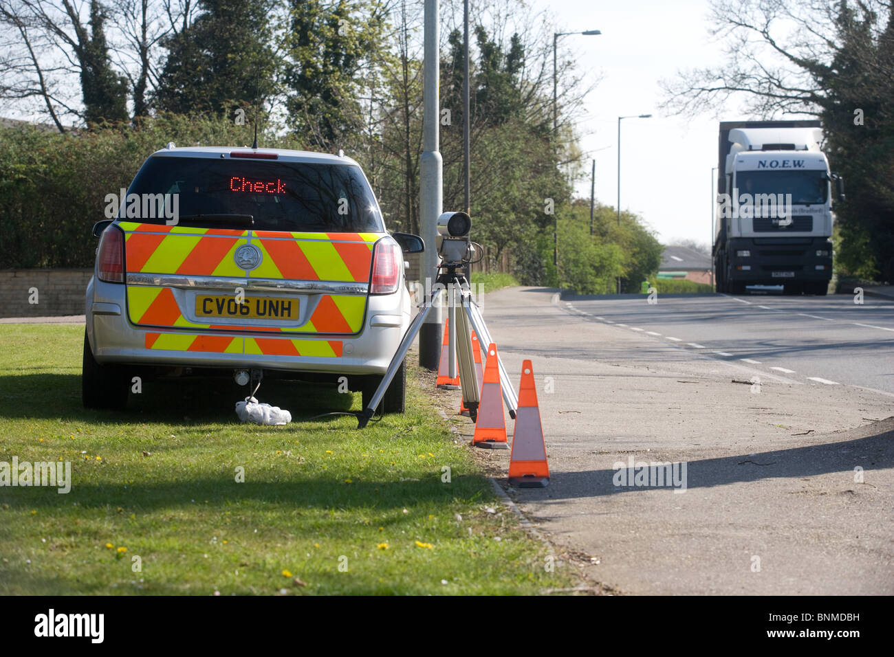 DVLA Mobile Road Tax Kamera Stockfoto