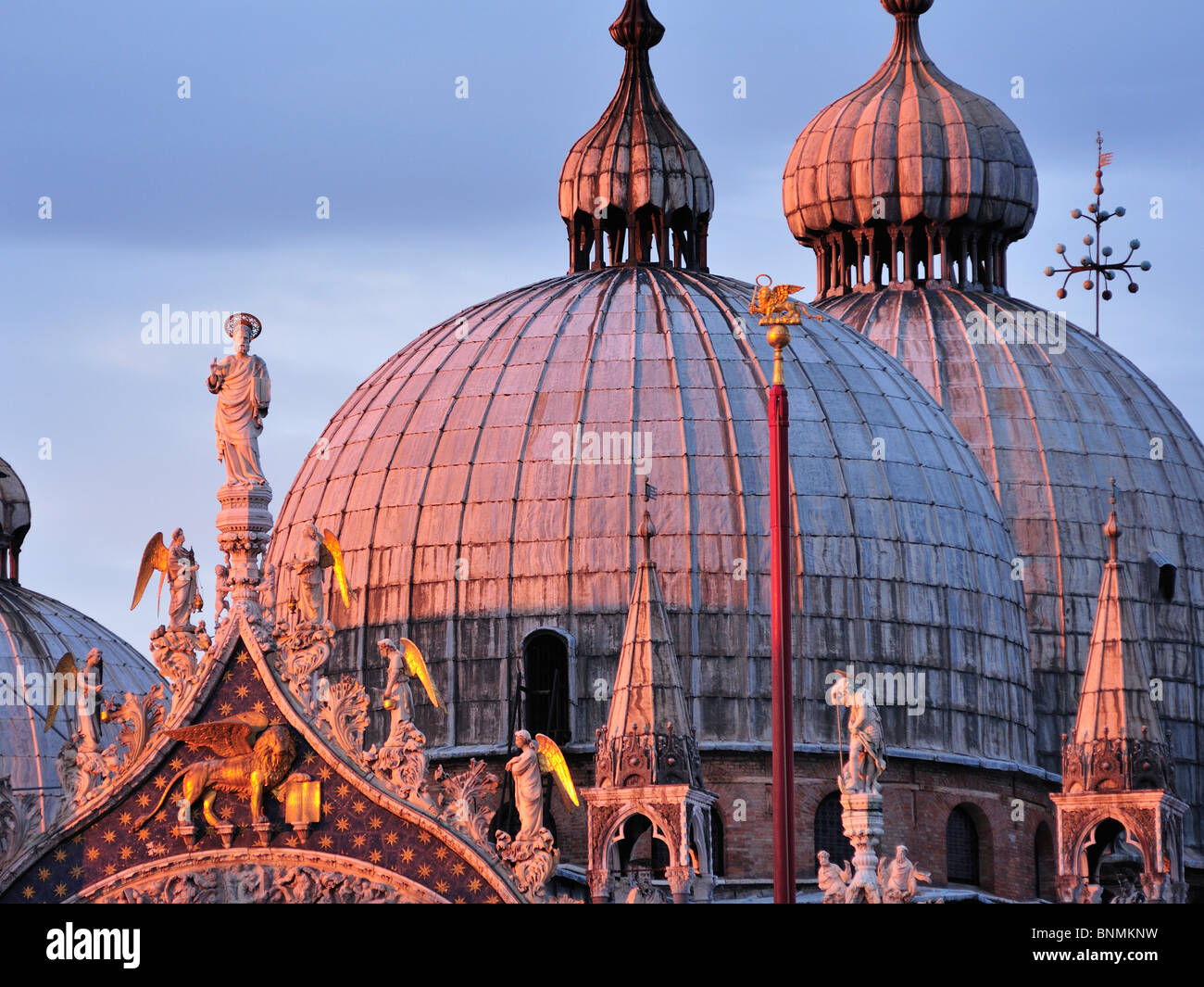 Venedig. Italien. Basilica di San Marco. Stockfoto