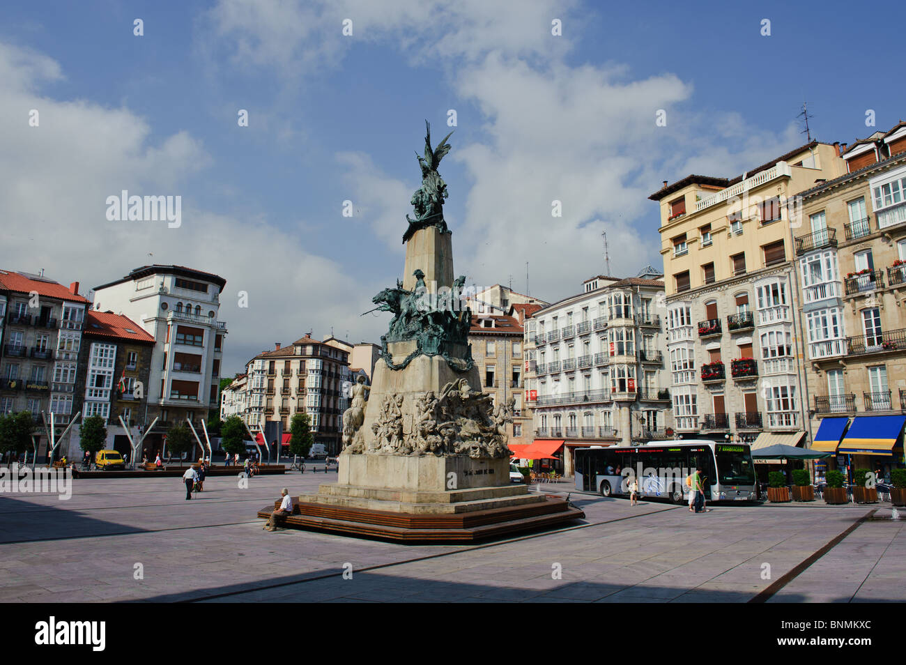 Denkmal für die Schlacht von Vitoria in Vitoria-Gasteiz, Spanien Stockfoto