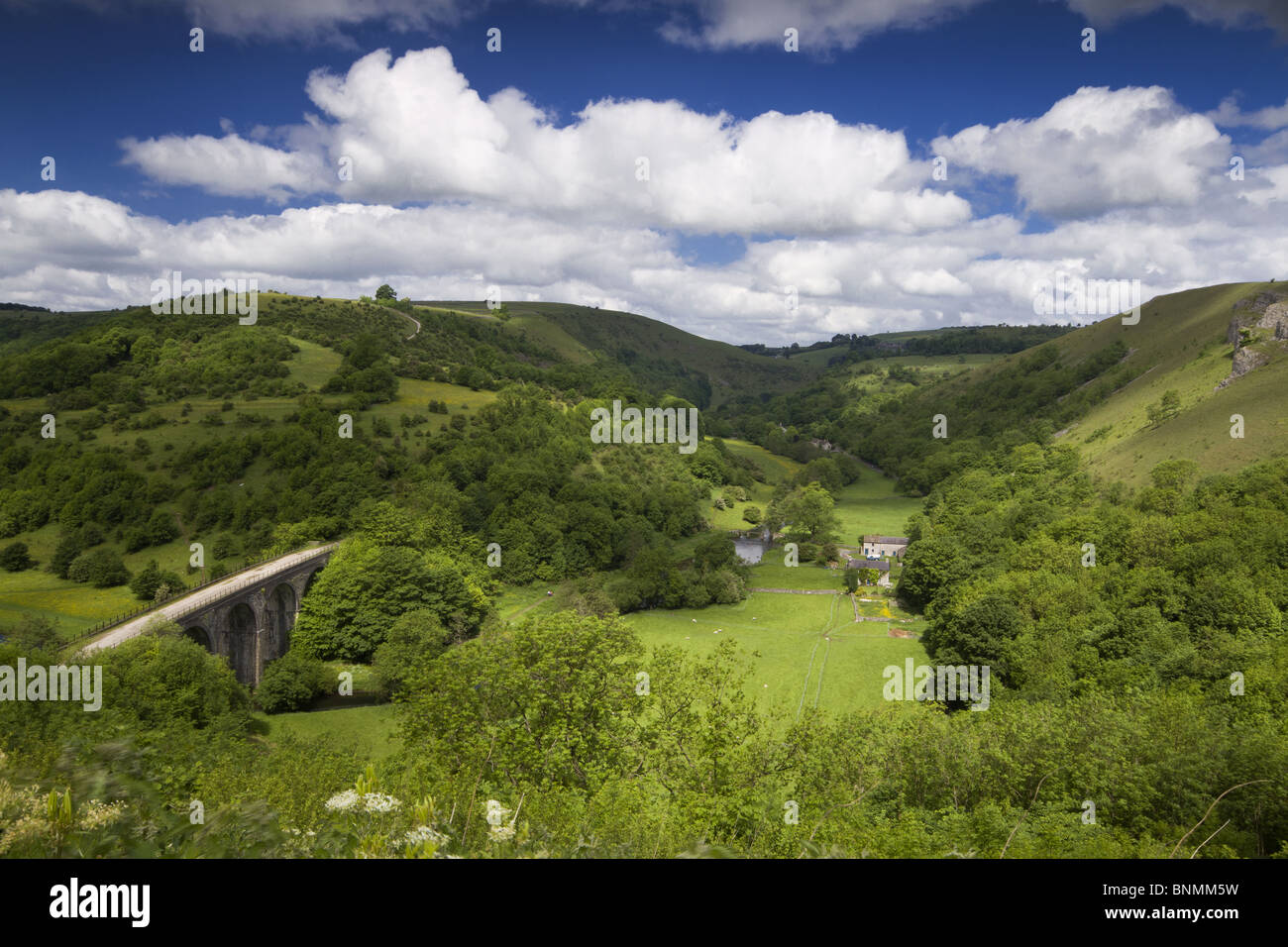 Ein Bild der Monsalhead in derbyshire Stockfoto