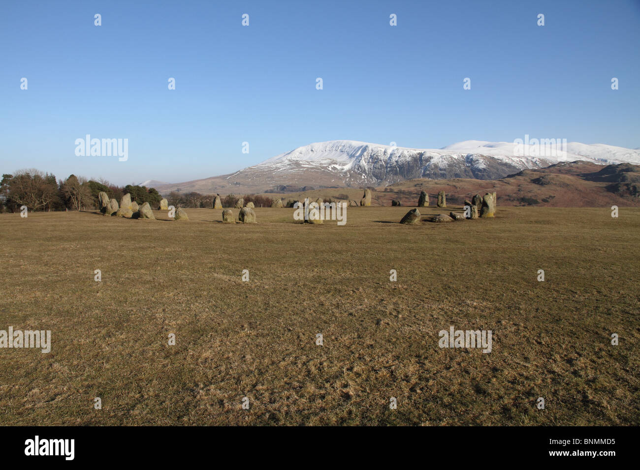 Castlerigg Steinkreis Stockfoto