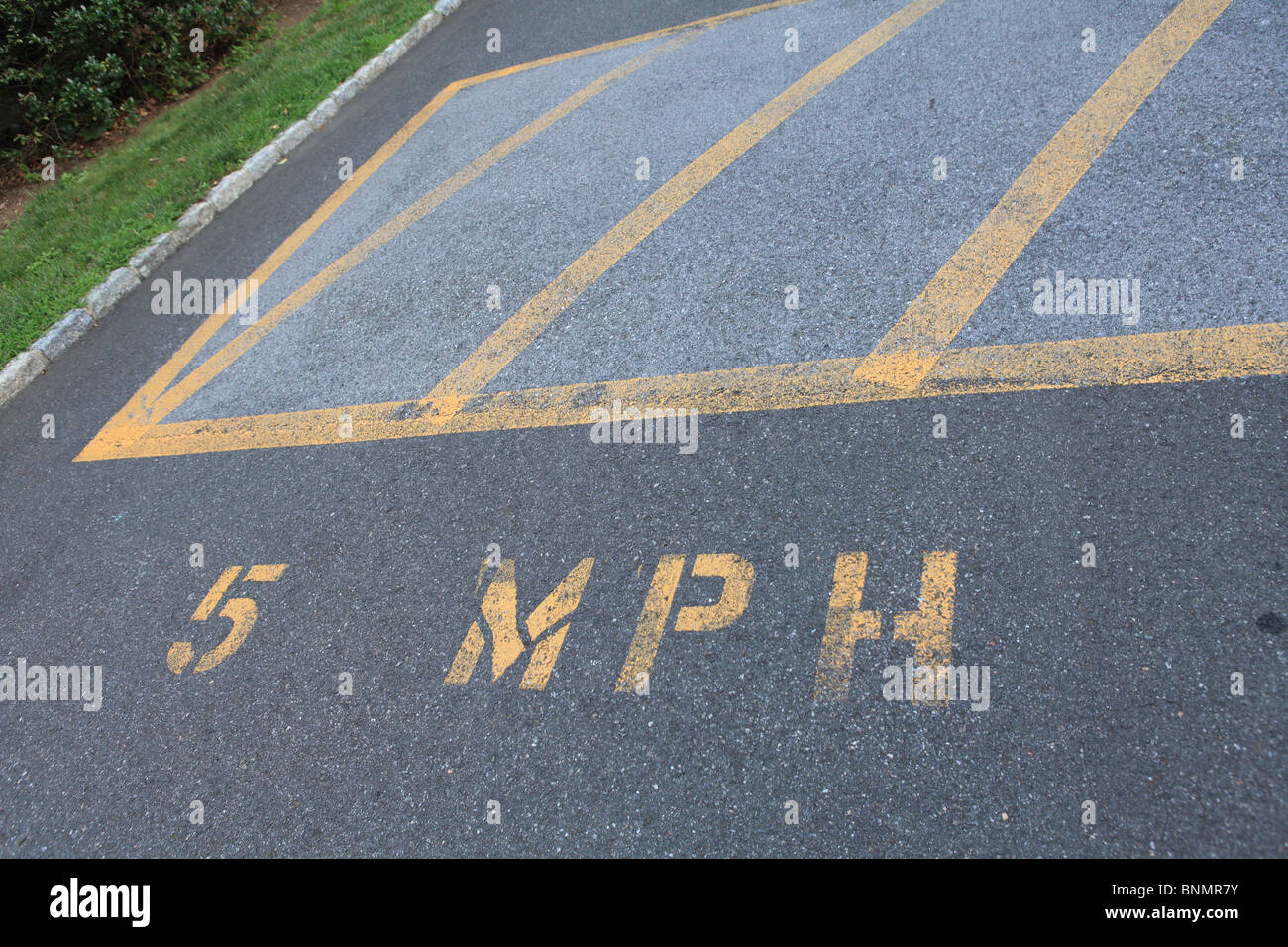 5 KM/H Stockfoto