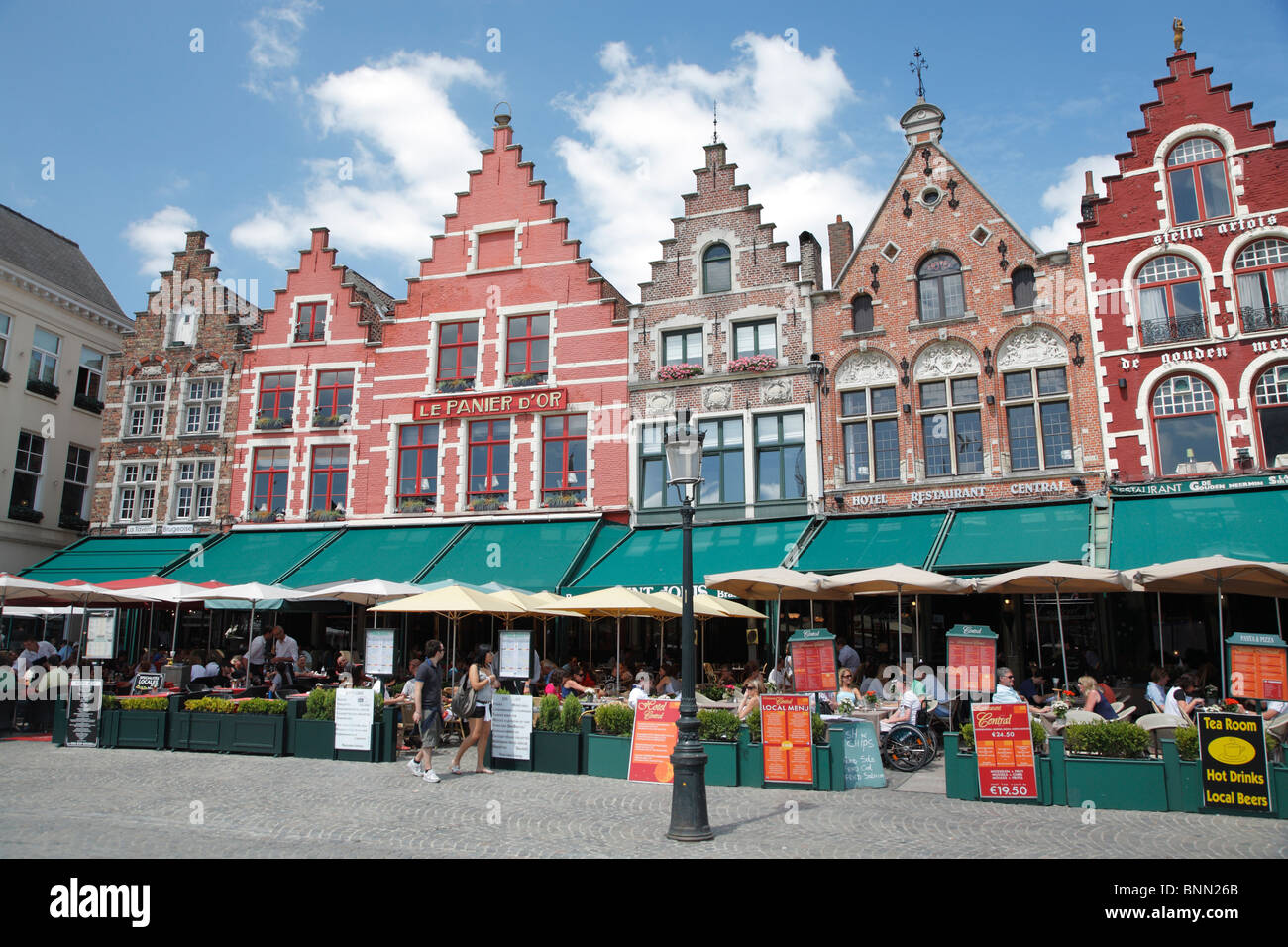 Straßen von Brügge, Brügge, Belgien Stockfoto