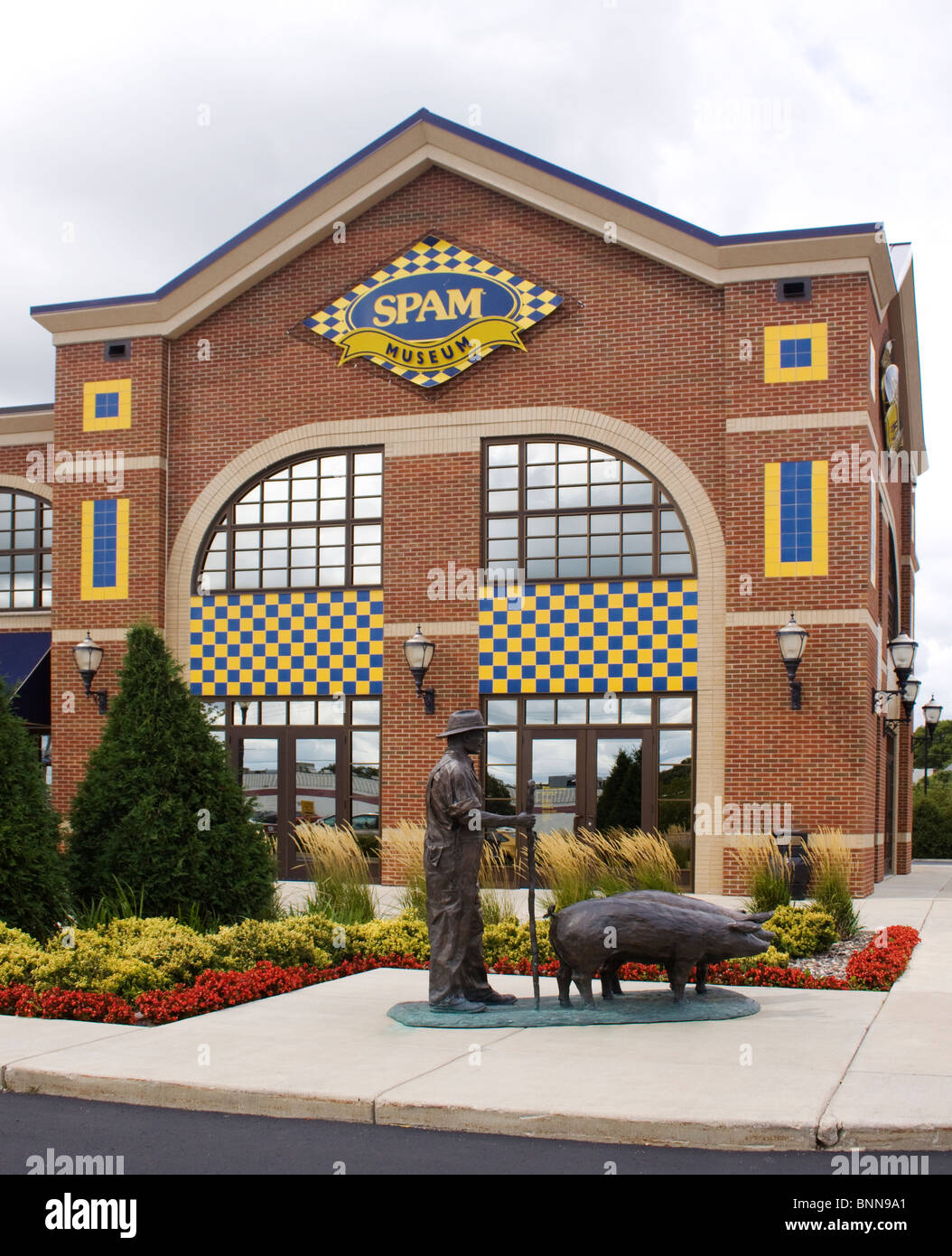 Das Spam Museum in Austin, Minnesota, feiert die Geschichte, Kultur und globale Wirkung des legendären Fleischkonserven. Stockfoto