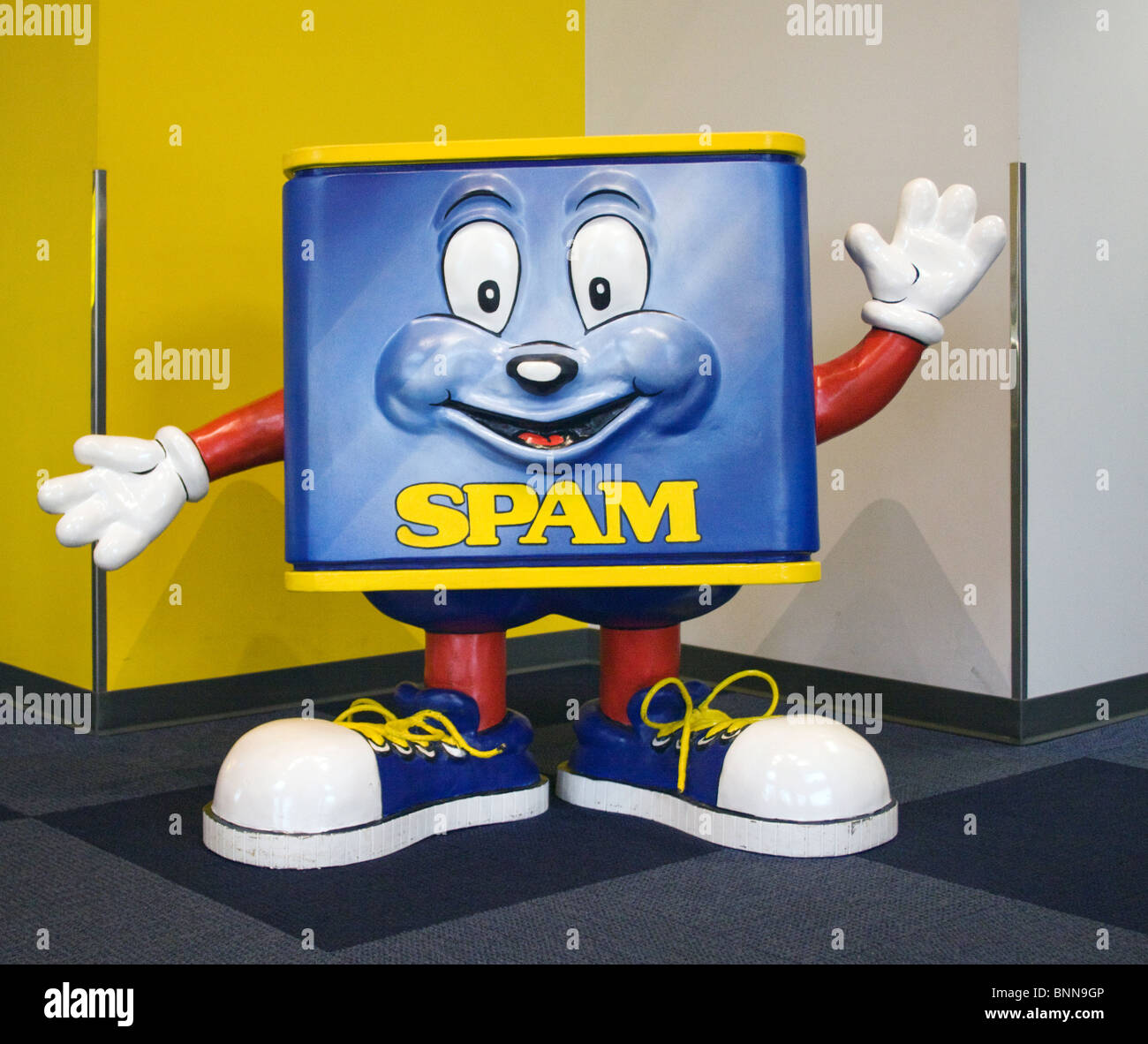 Das Spam Museum in Austin, Minnesota, feiert die Geschichte, Kultur und globale Wirkung des legendären Fleischkonserven. Stockfoto