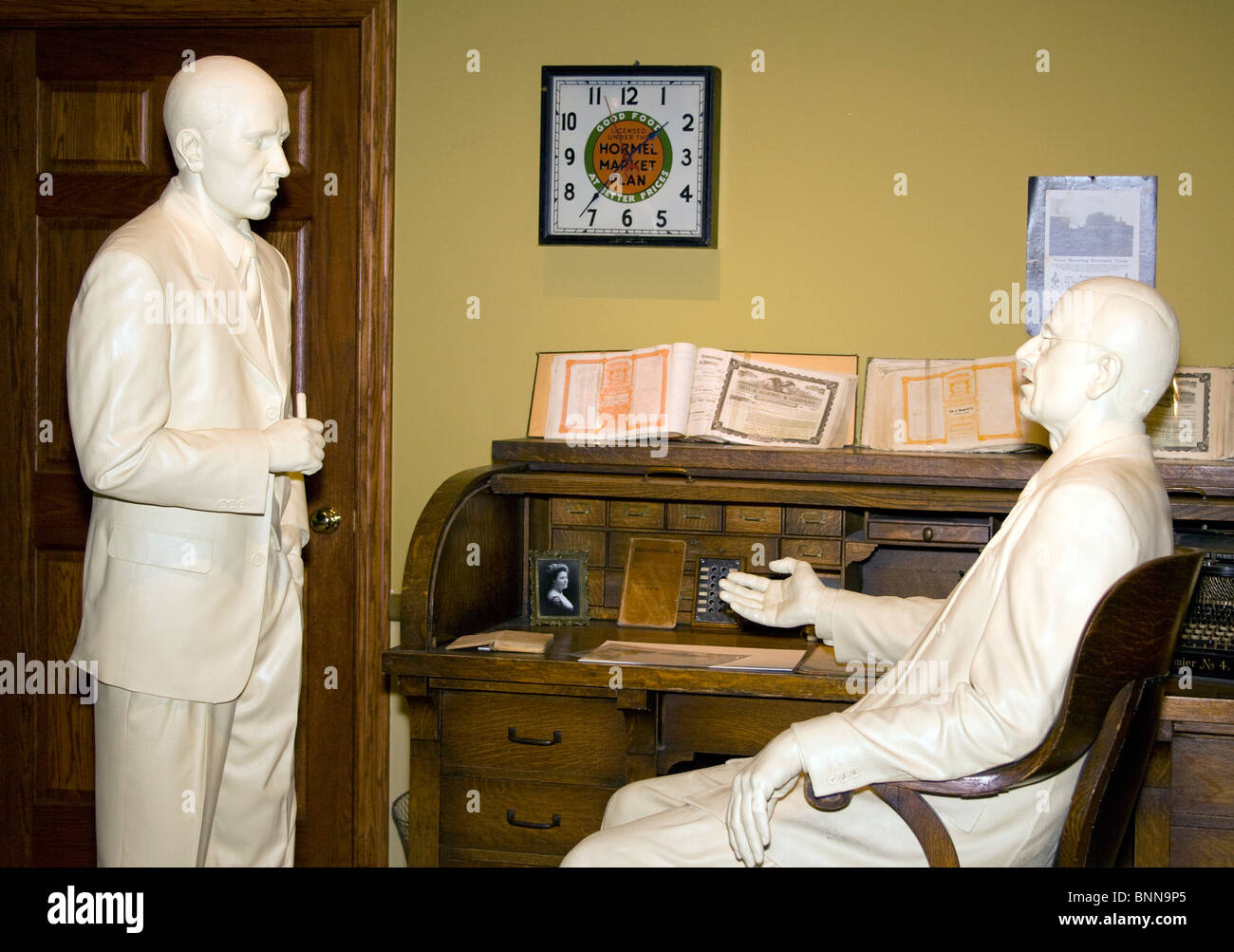 Das Spam Museum in Austin, Minnesota, feiert die Geschichte, Kultur und globale Wirkung des legendären Fleischkonserven. Stockfoto