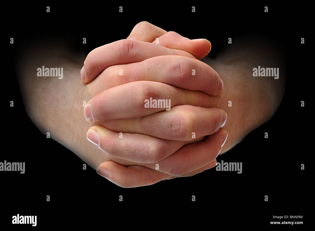 Interlocking fingers Fotos und Bildmaterial in hoher Auflösung Alamy