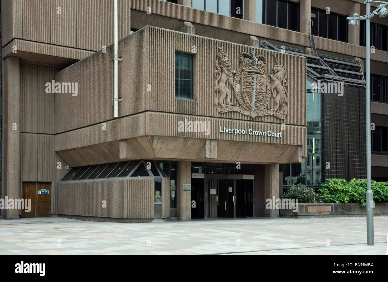 Liverpool Crown Court Eingang 1 Stockfoto