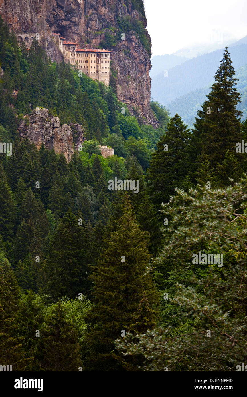 Griechisch orthodoxen Sumela Kloster in der Nähe von Trabzon Türkei Stockfoto