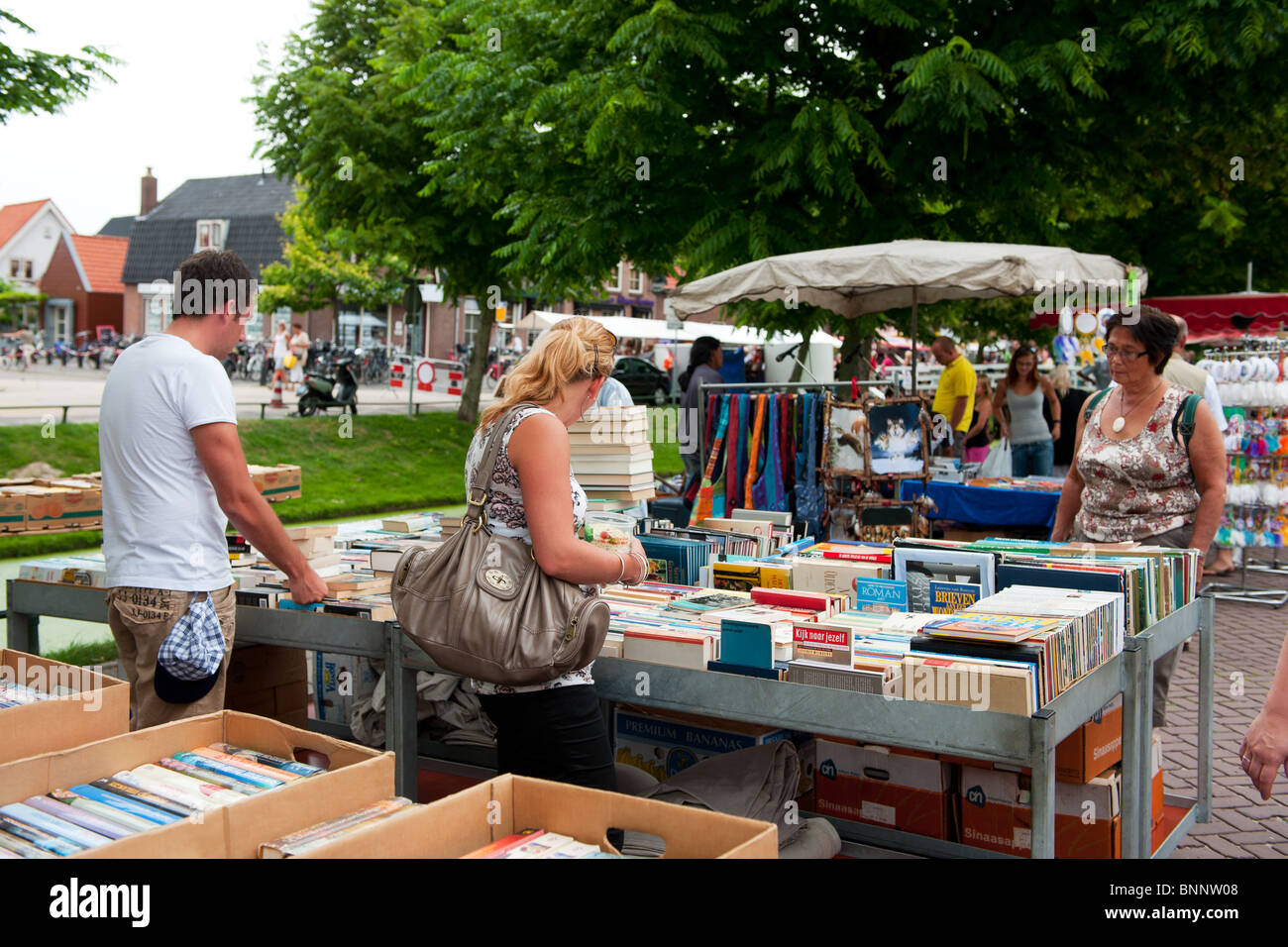 Markt für Bücher Stockfoto