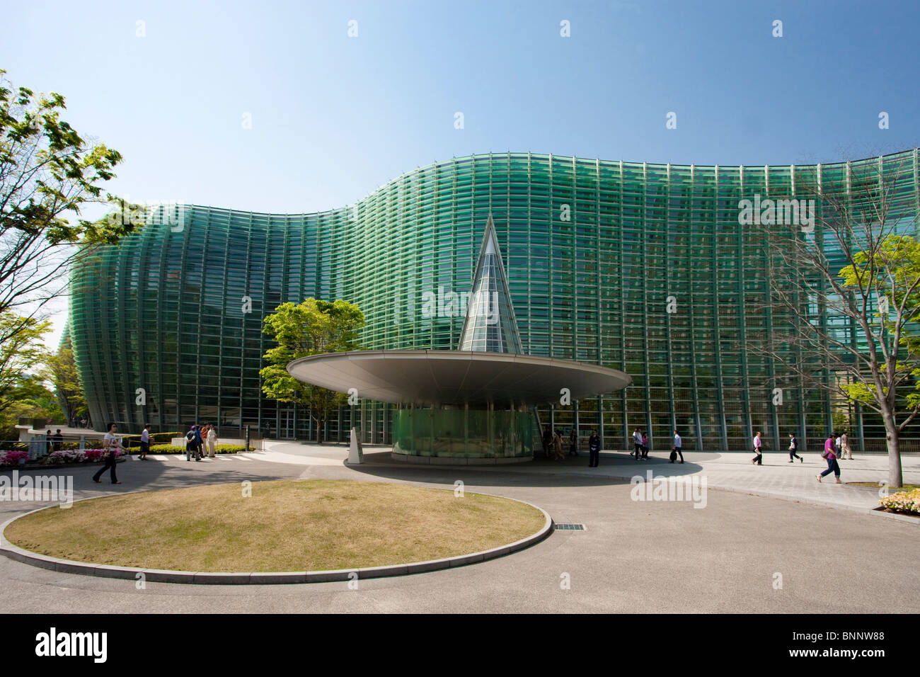 Japan Asia Fernost Tokyo Roppongi bundesweit National Art Weg Zentrum Geschick Architektur Hochbau Stockfoto