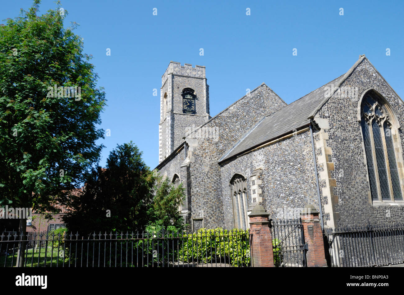 St. Clemens Kirche, Norwich, Norfolk, England Stockfoto