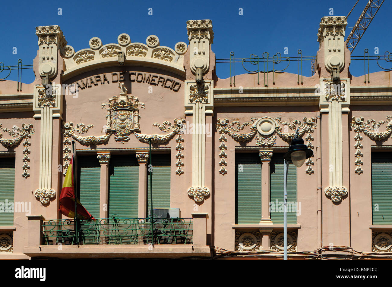Chamber Of Commerce (1913), Art Nouveau oder modernistischen Gebäude von Enrique Nieto, Melilla, Spanien Stockfoto