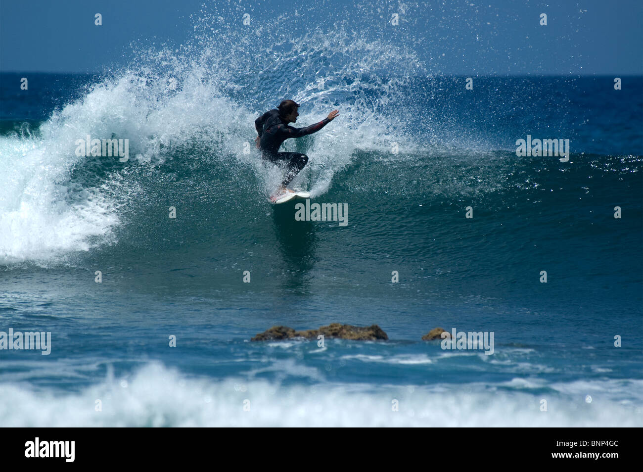 Surfer-Teneriffa Stockfoto