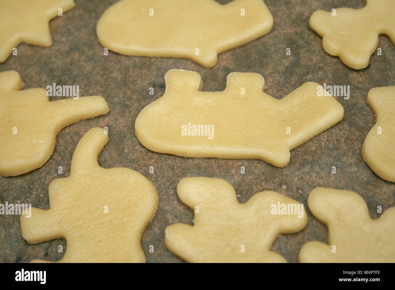 Cookies auf der Küche Stockfoto