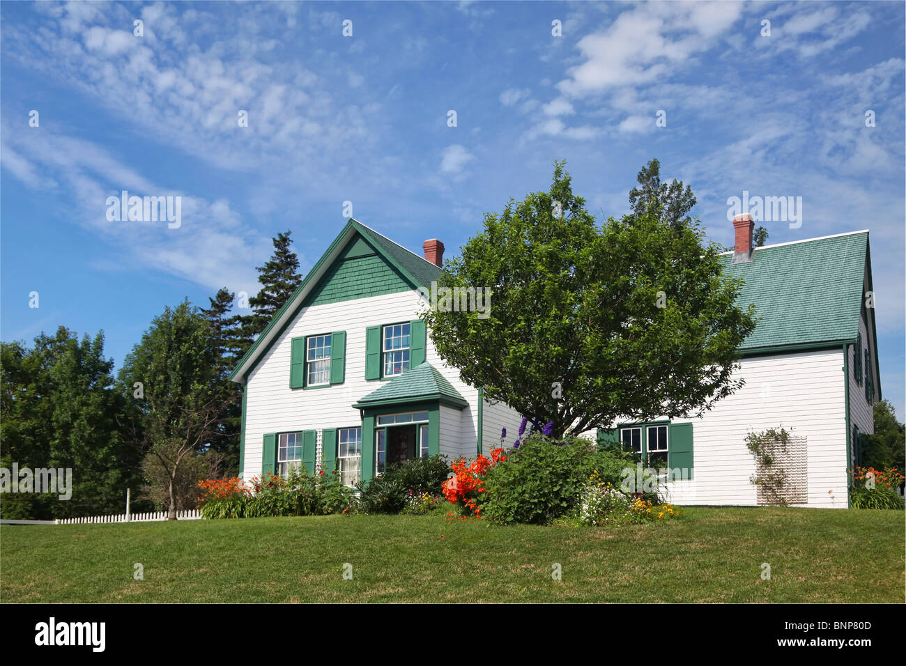 Green Gables House in Prince Edward Island National Park.  In dem Buch "Anne of Green Gables" von L M Montgomery berühmt gemacht. Stockfoto