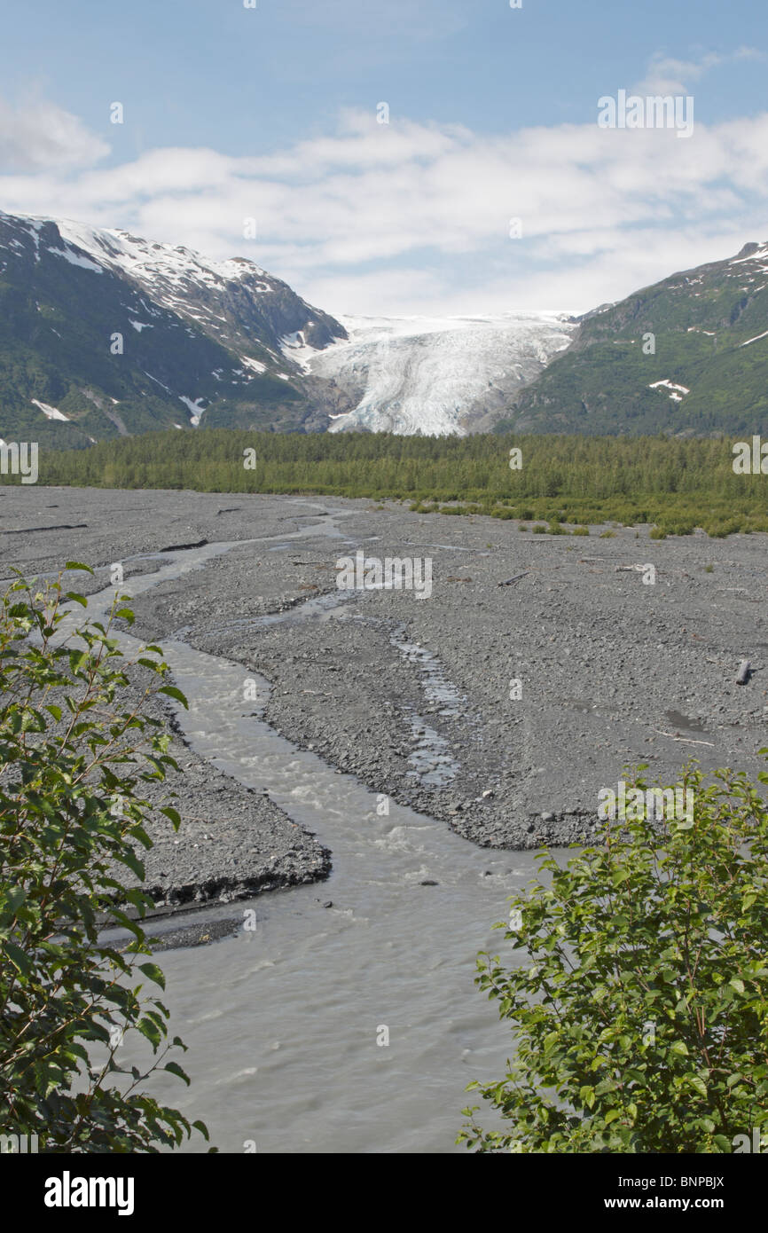 Gletscher-Kenai Halbinsel Alaska zu beenden Stockfoto