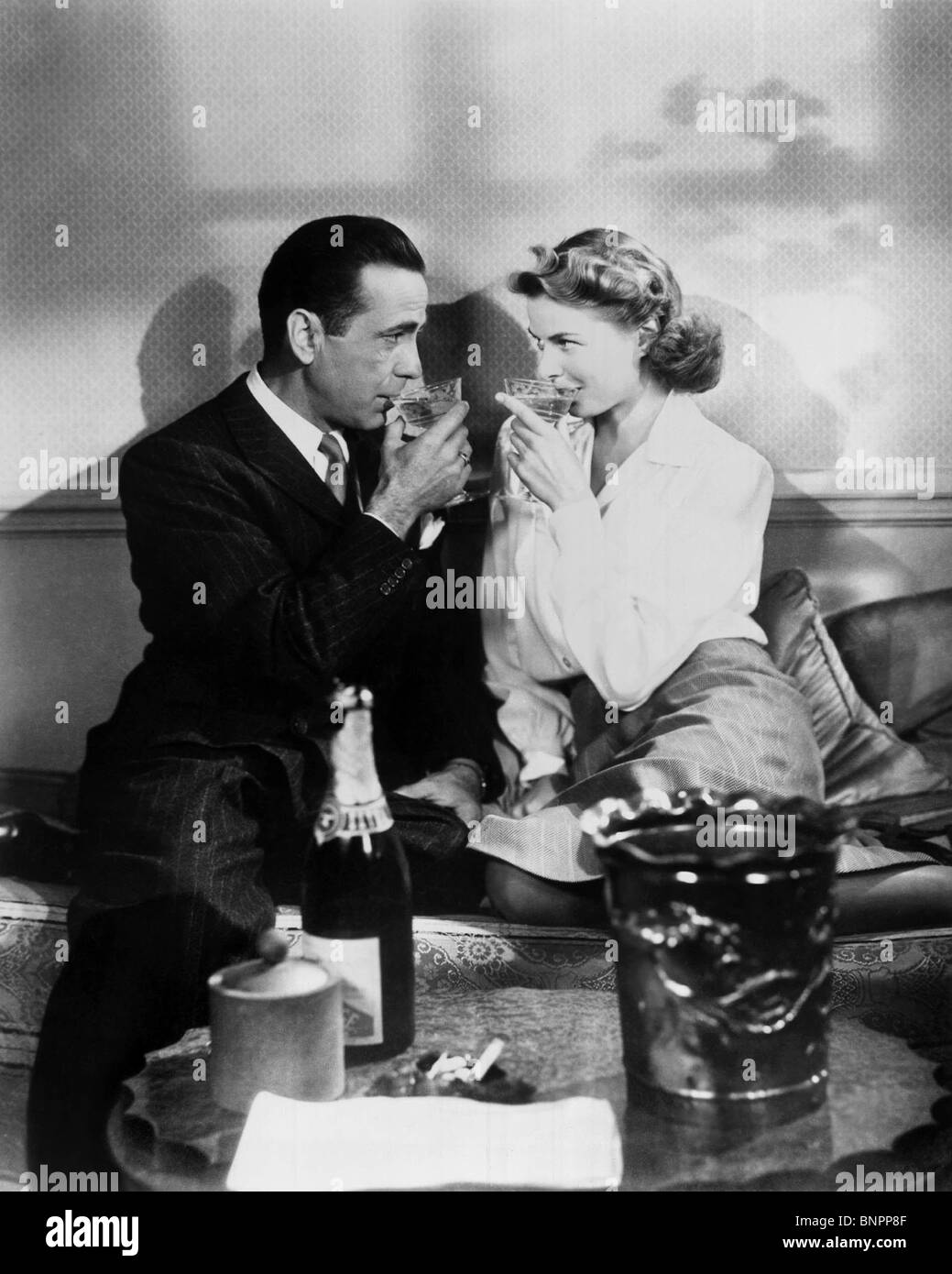 HUMPHREY BOGART, Ingrid Bergman, Casablanca, 1942 Stockfoto