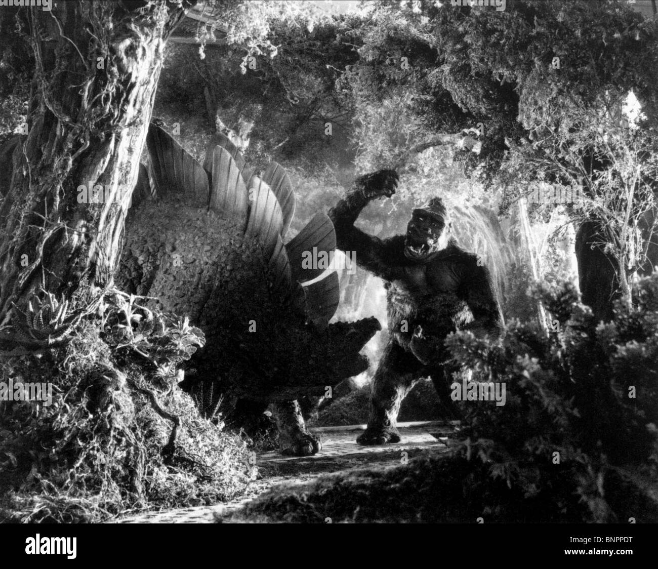 GORILLA, Dinosaurier, KING KONG, 1933 Stockfoto