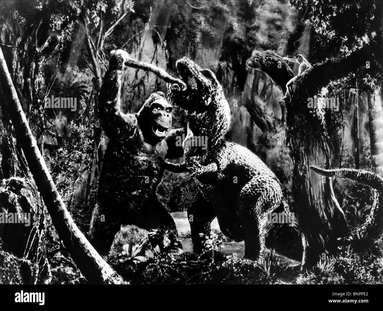 GORILLA, Dinosaurier, Fay Wray, KING KONG, 1933 Stockfoto